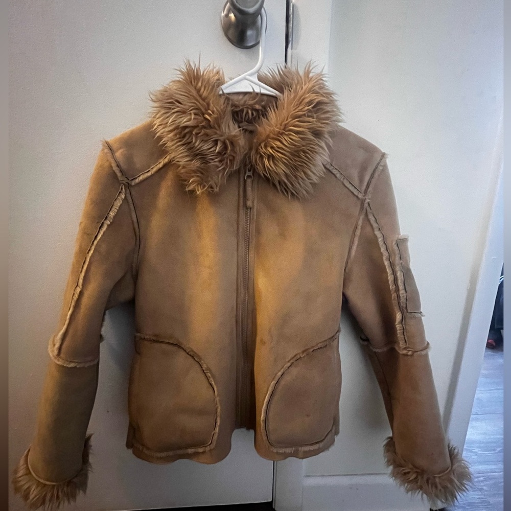 Big Kids fur coat
